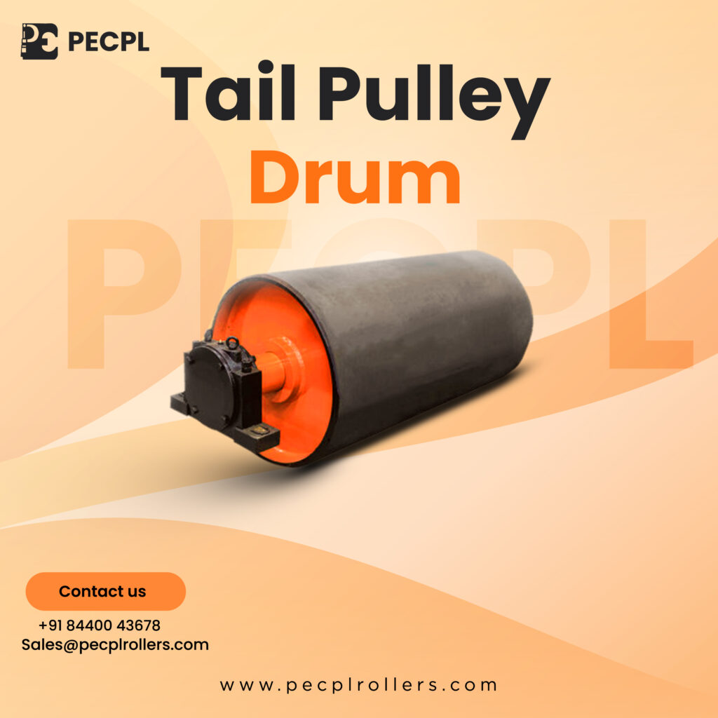 Tail-pulley conveyor pulley